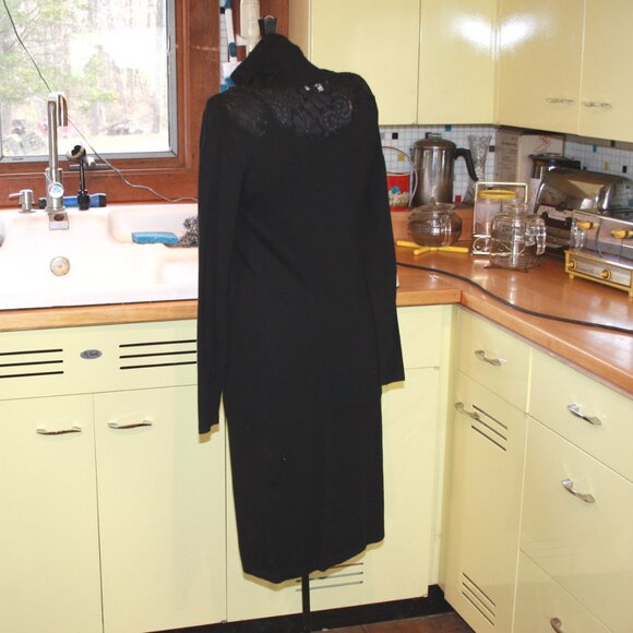 Jacqueline Riu Stretch Slip Over Black Party Dress - Picture 4 of 5